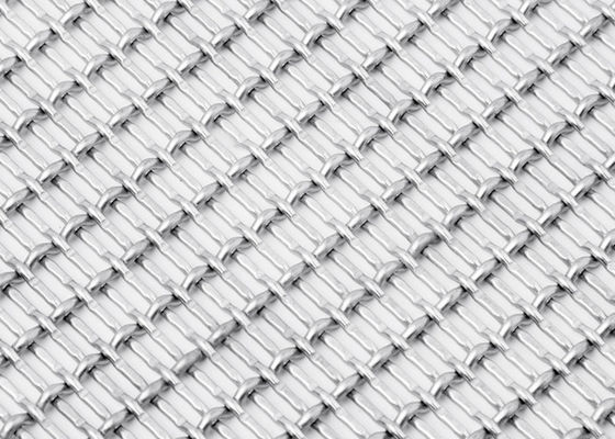 Acciaio inossidabile interstiziale di Mesh Metal Woven 304l del cavo della piegatura della serratura per il divisorio