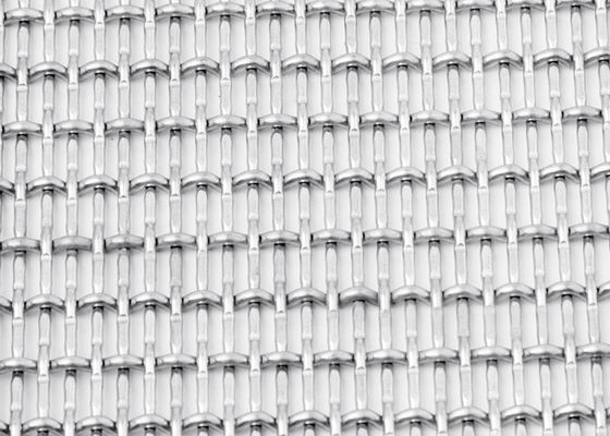 Acciaio inossidabile interstiziale di Mesh Metal Woven 304l del cavo della piegatura della serratura per il divisorio