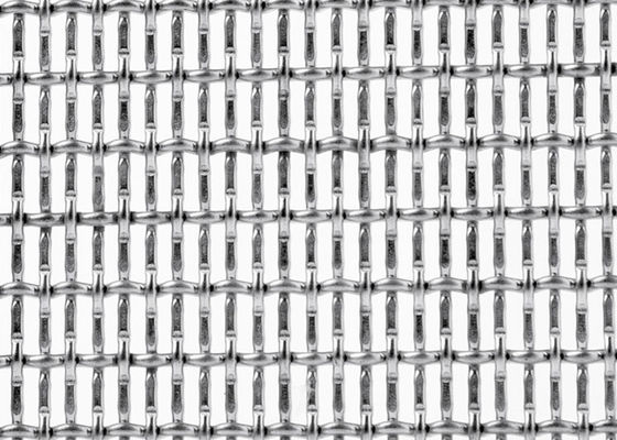 Acciaio inossidabile interstiziale di Mesh Metal Woven 304l del cavo della piegatura della serratura per il divisorio