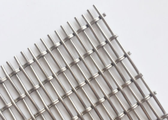 Cavo Mesh Industrial Metal Cladding della piegatura della serratura della decorazione di materiale da costruzione