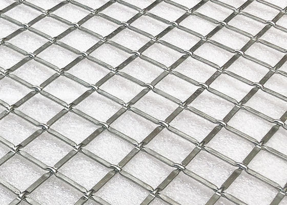 Porte unite di Mesh Metal Screen For Cabinet del cavo tessute colore naturale degli ss