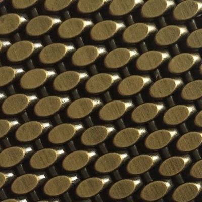 Maglia architettonica in acciaio inossidabile elegante e resistente per tende soffitti sospesi con aspetto speciale
