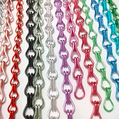 Cintura a catena di alluminio schermo a mosca Durabilità porte a schermo ventilato