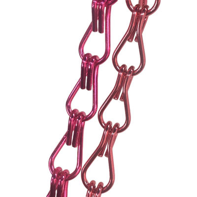 Aluminico 20mm Catena di metallo Cortina Flessibile Decorativa Wire Mesh per Dividere la stanza