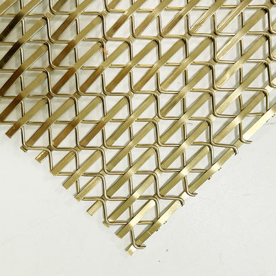 80,75 kg/m2 Griglie decorative a maglia con area aperta del 49% in acciaio inossidabile