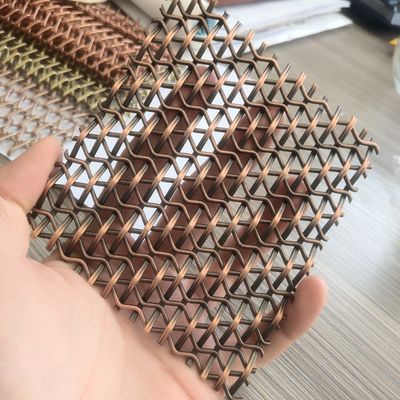 5mm Warp Pitch Decorative Wire Mesh Griglie Perfetto Stile E Funzione Cancellerie