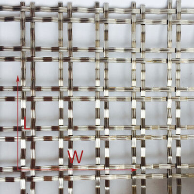 Anodizzazione di reti metalliche architettoniche, dimensioni della maglia personalizzate, adatte per filtrazione e applicazioni architettoniche creative