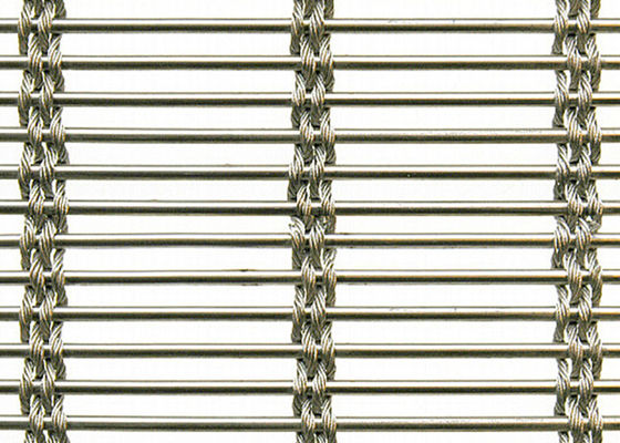 Acciaio inossidabile interno Mesh Cladding Panels Anti Collision tessuto di SHUOLONG