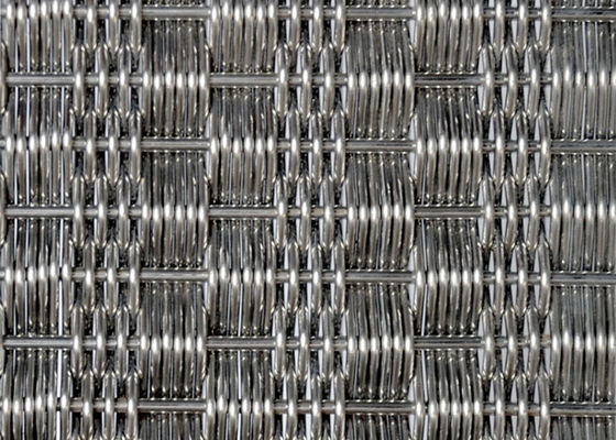 SGS decorativo architettonico tessuto 4.5mm di Mesh Stainless Steel dello schermo spessi