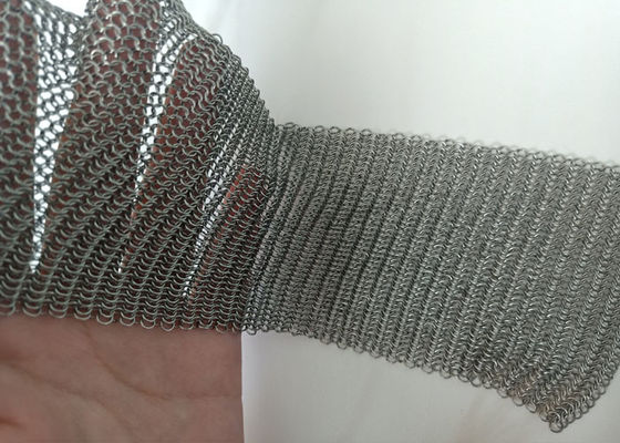 Colore naturale decorativo di Chainmail Ring Mesh Curtain Screen Building Facades